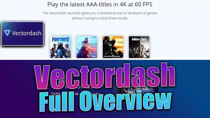 Vectordash brand asset featured on youtube.com