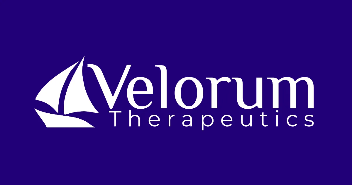 Velorum Therapeutics brand asset featured on velorumtx.com