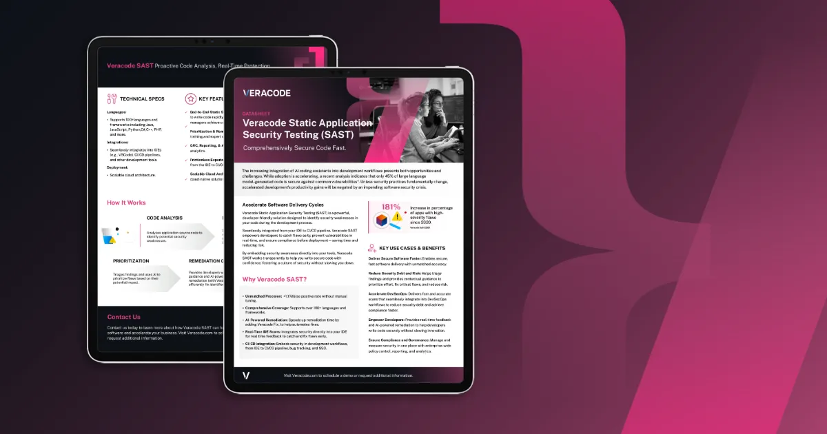 Veracode brand asset featured on veracode.com