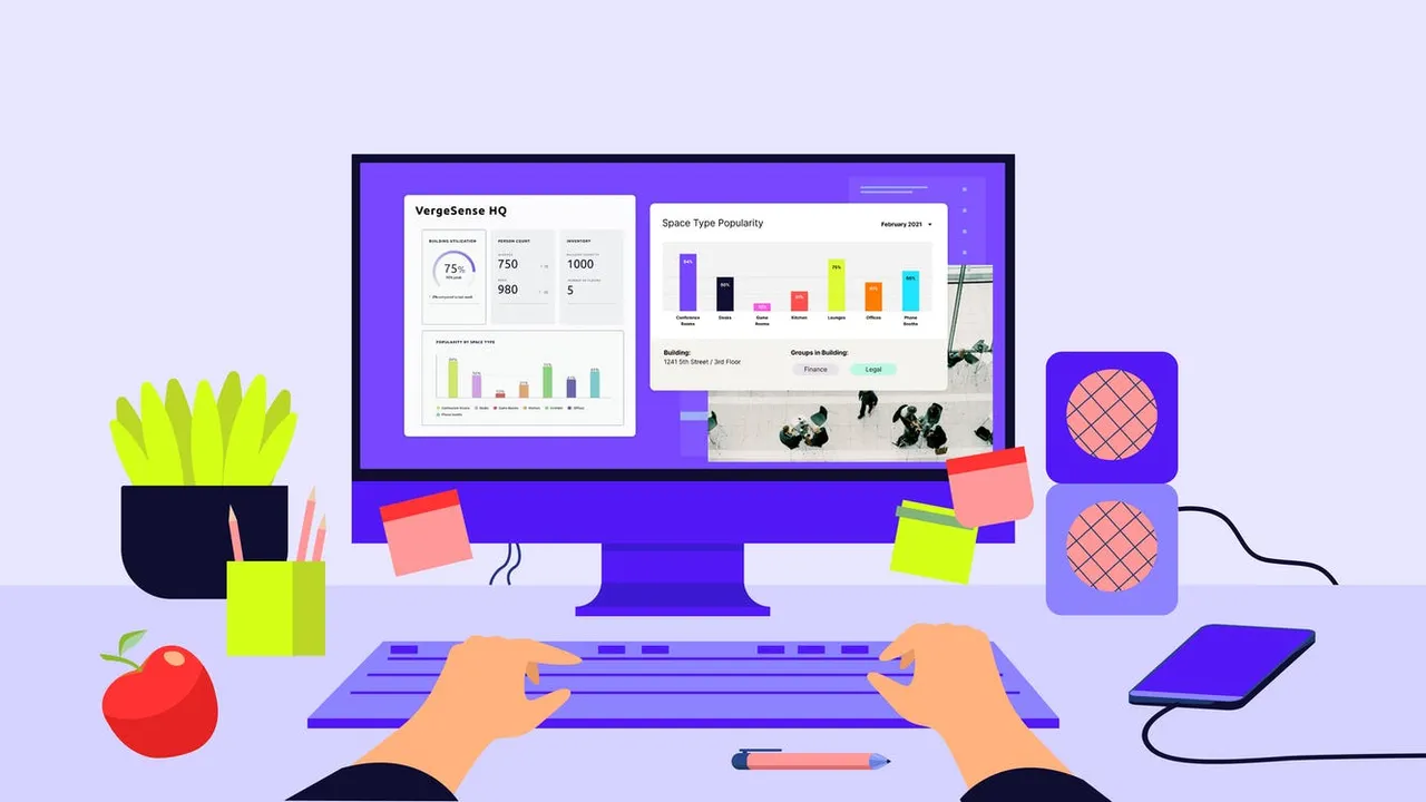 VergeSense brand asset featured on vergesense.com