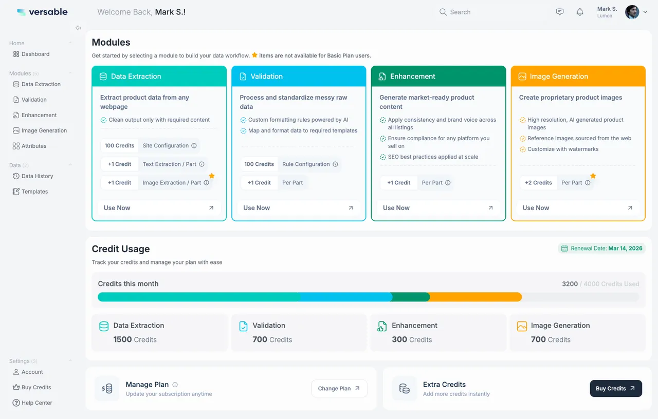 Versable brand asset featured on versableai.com