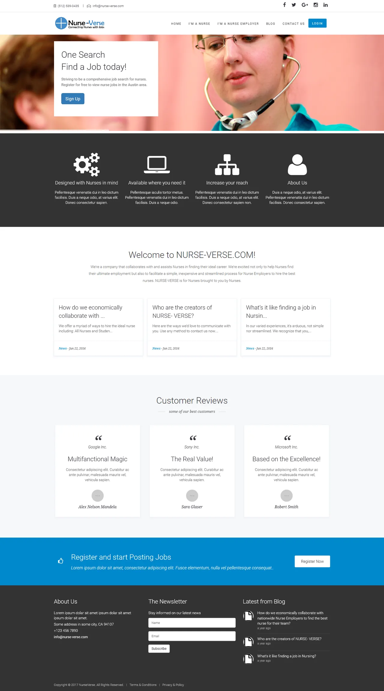 Verse Medical brand asset featured on j3web.com