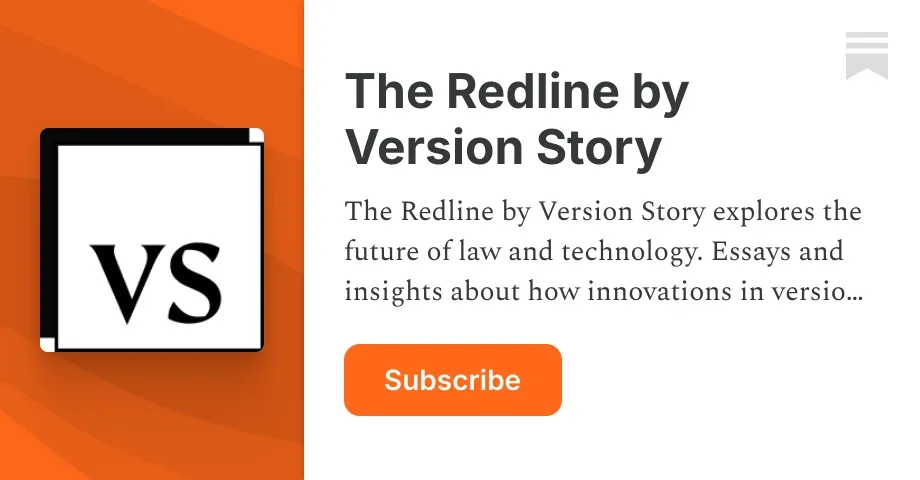 Version Story brand asset featured on theredline.versionstory.com