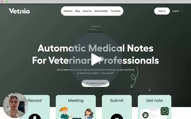 Vetnio brand asset featured on vetnio.com