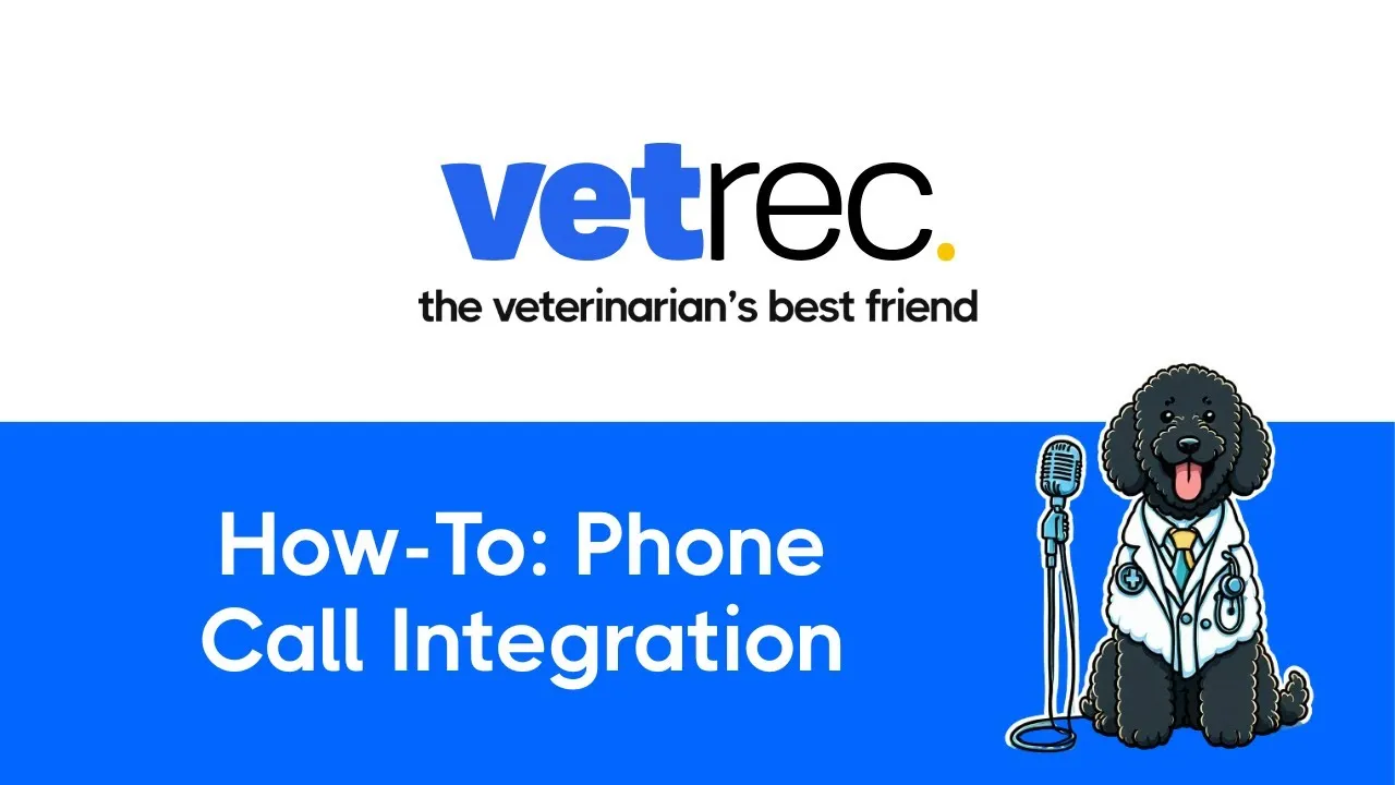 VetRec brand asset featured on help.vetrec.io