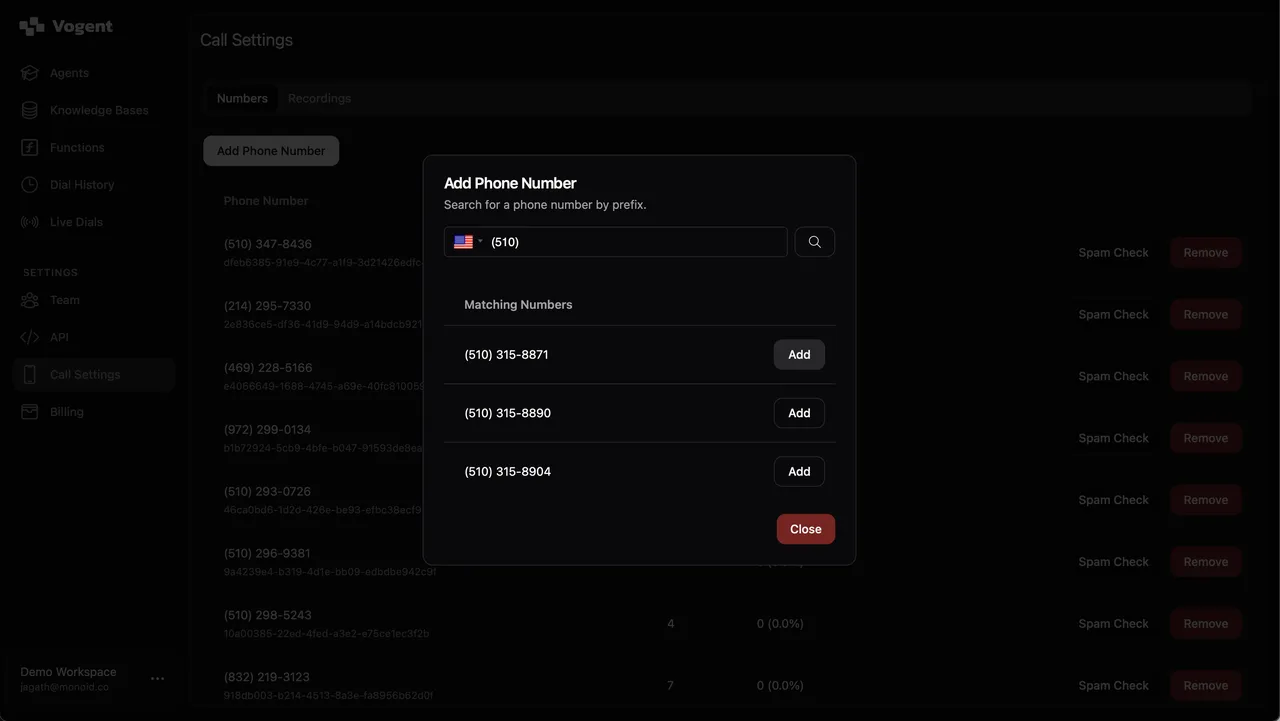 Vogent brand asset featured on docs.vogent.ai