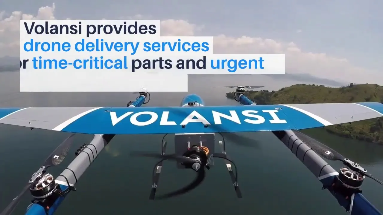 Volansi brand asset featured on therobotreport.com