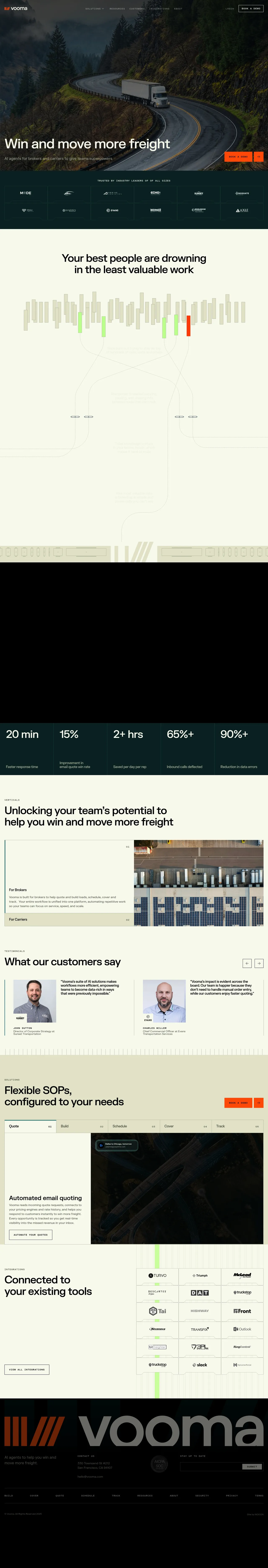 Vooma brand asset featured on saaspo.com