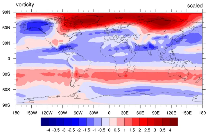 Vorticity brand asset featured on ncl.ucar.edu