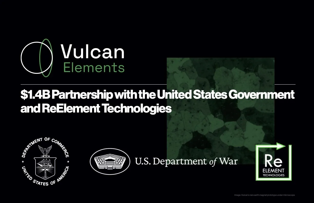 Vulcan Technologies brand asset featured on vulcanelements.com