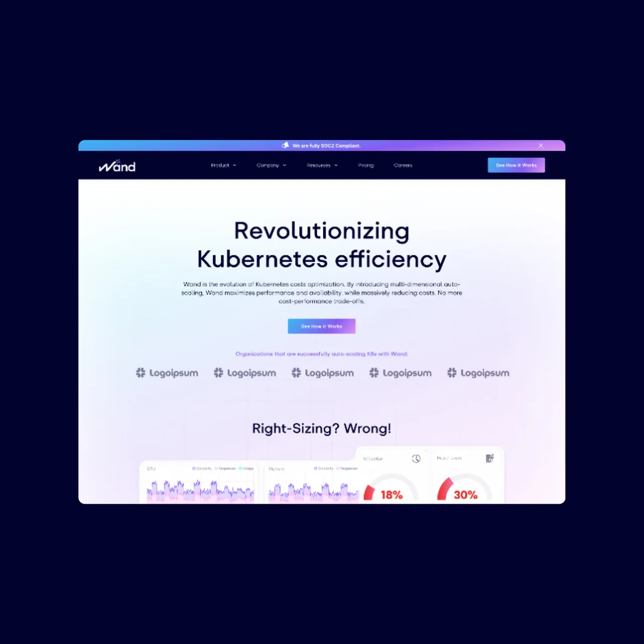 Wand brand asset featured on hellodesign.co