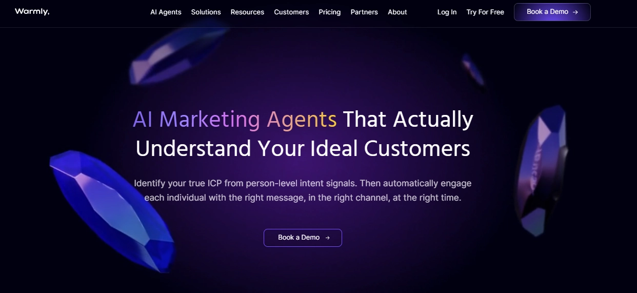 Warmly, brand asset featured on warmly.ai