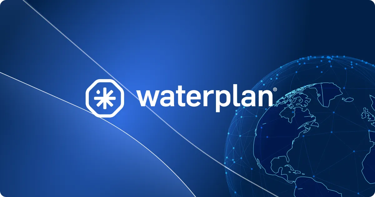 Waterplan brand asset featured on waterplan.com