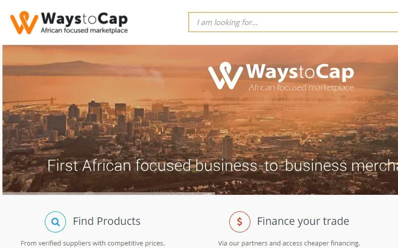 WaystoCap brand asset featured on disruptafrica.com