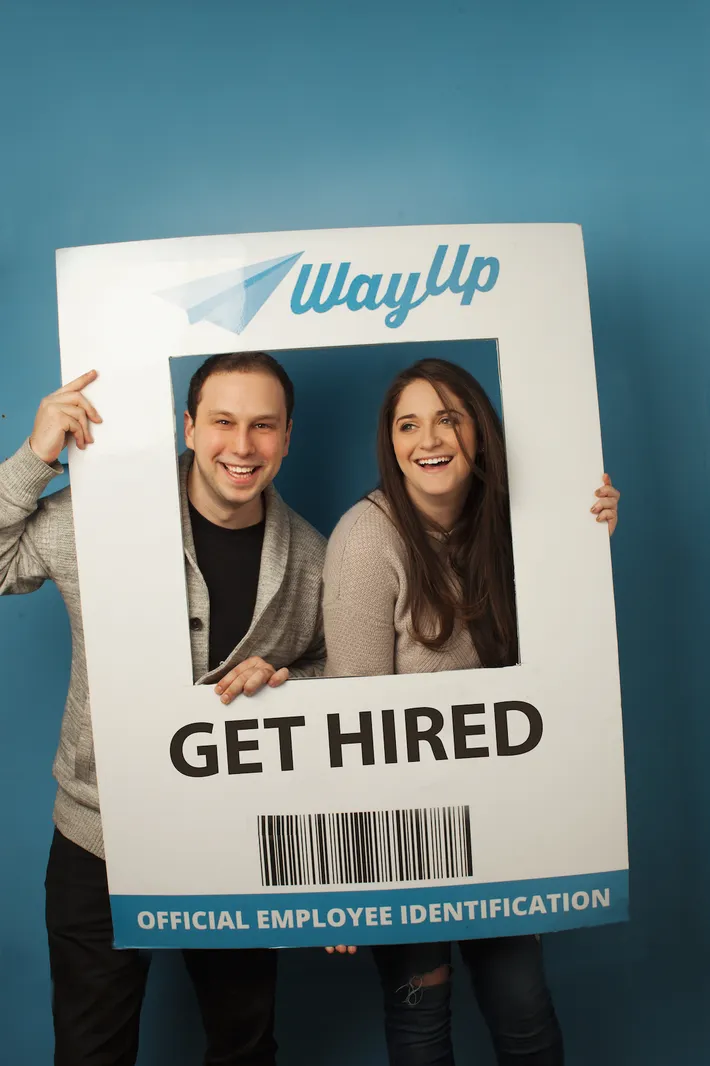 WayUp brand asset featured on forbes.com