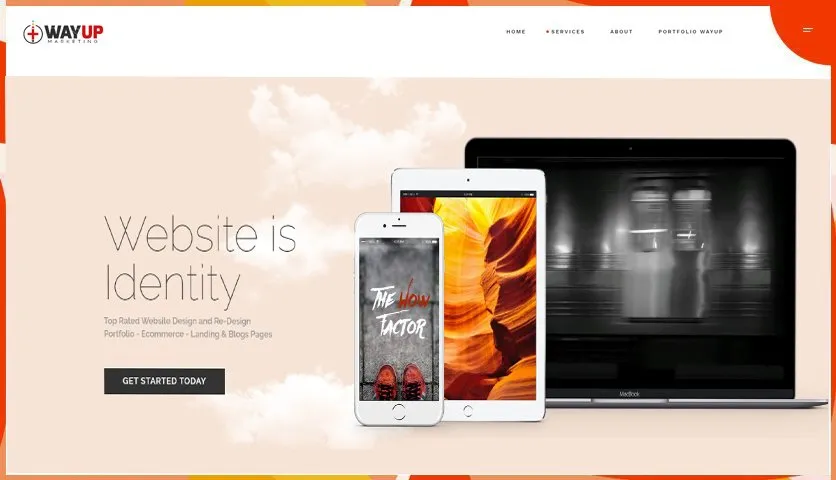 WayUp brand asset featured on wayupmarketing.com