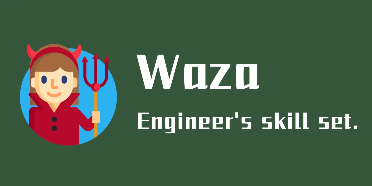 Waza brand asset featured on github.com