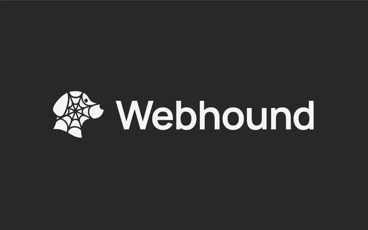 Webhound brand asset featured on producthunt.com