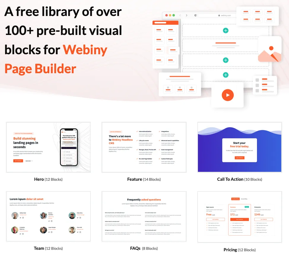 Webiny brand asset featured on webiny.com