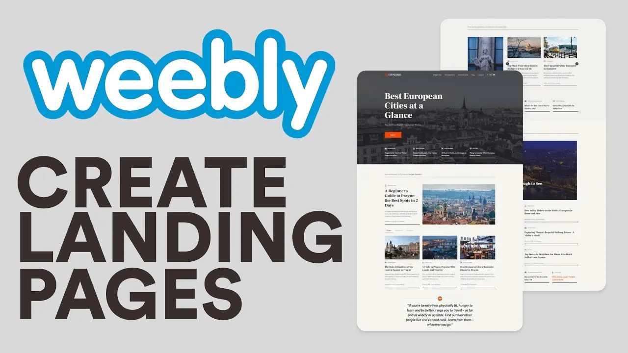 Weebly brand asset featured on youtube.com
