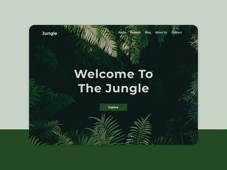 Welcome to the Jungle brand asset featured on dribbble.com