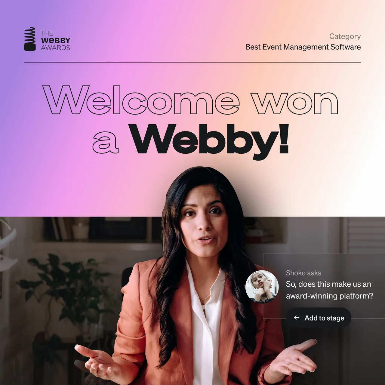 Welcome brand asset featured on experiencewelcome.com
