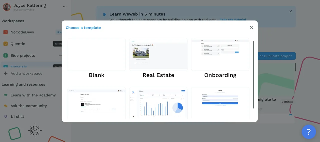 weweb.io brand asset featured on community.weweb.io