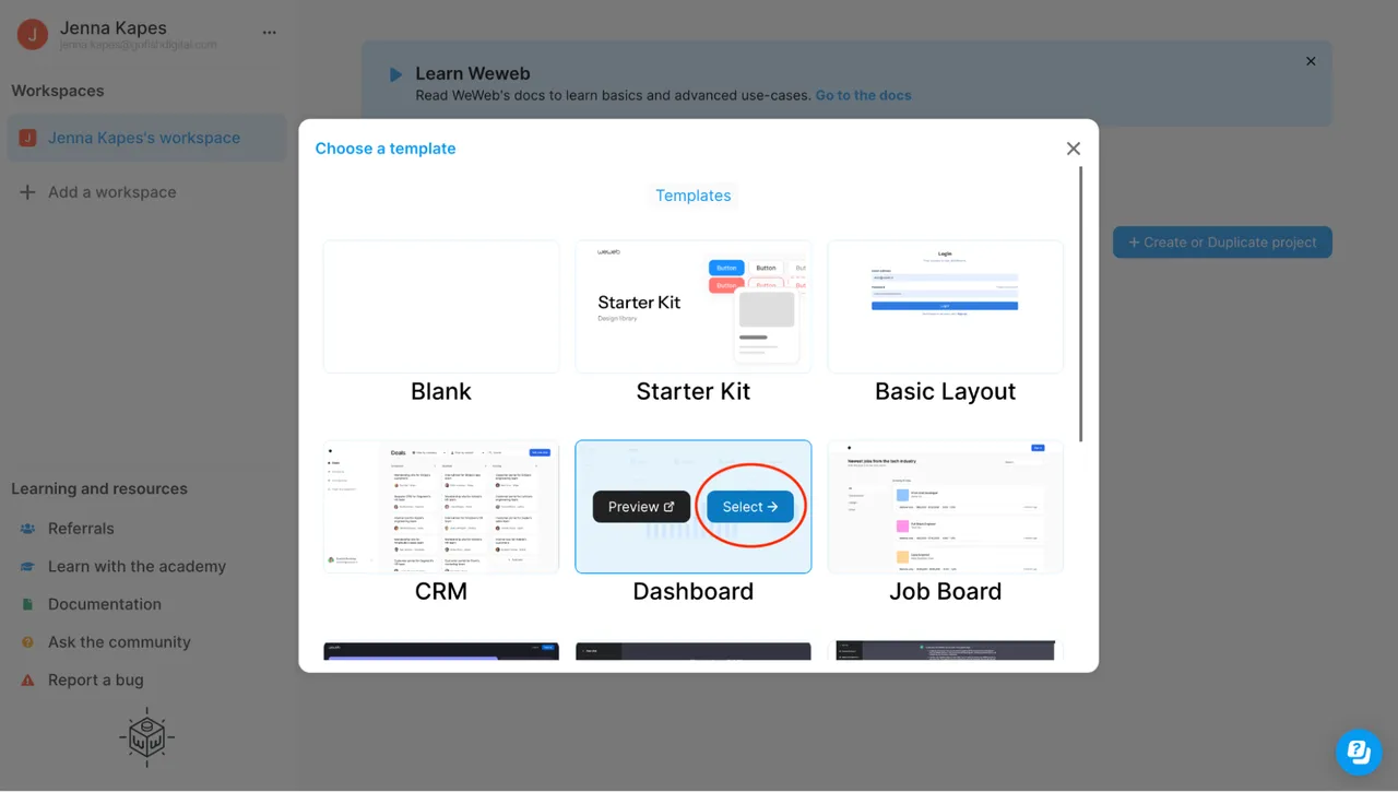 weweb.io brand asset featured on weweb.io