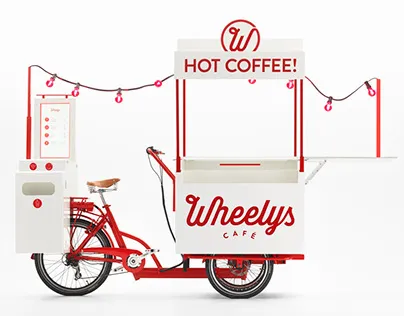 Wheelys Café brand asset featured on behance.net
