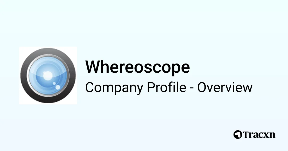 Whereoscope brand asset featured on tracxn.com