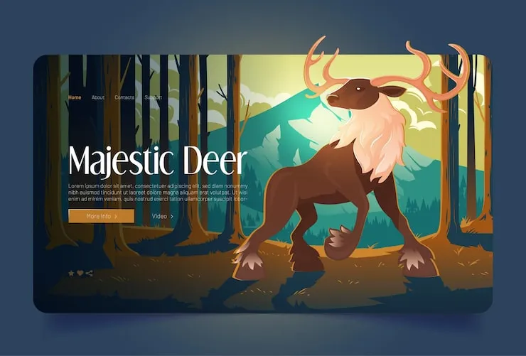 Wild Moose brand asset featured on freepik.com