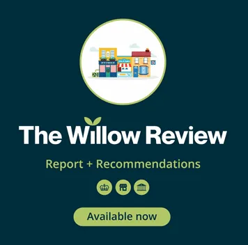 Willow brand asset featured on thepureoption.com