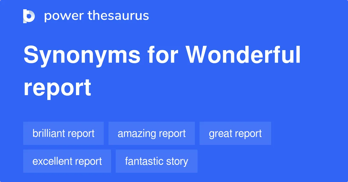 Wonderful brand asset featured on powerthesaurus.org