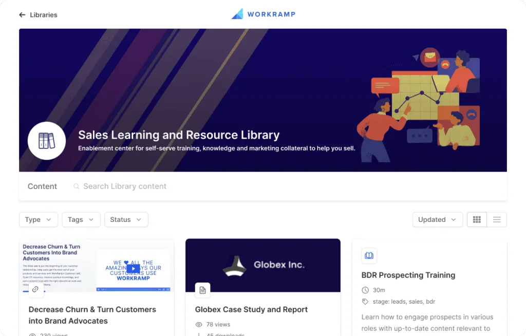 WorkRamp brand asset featured on workramp.com