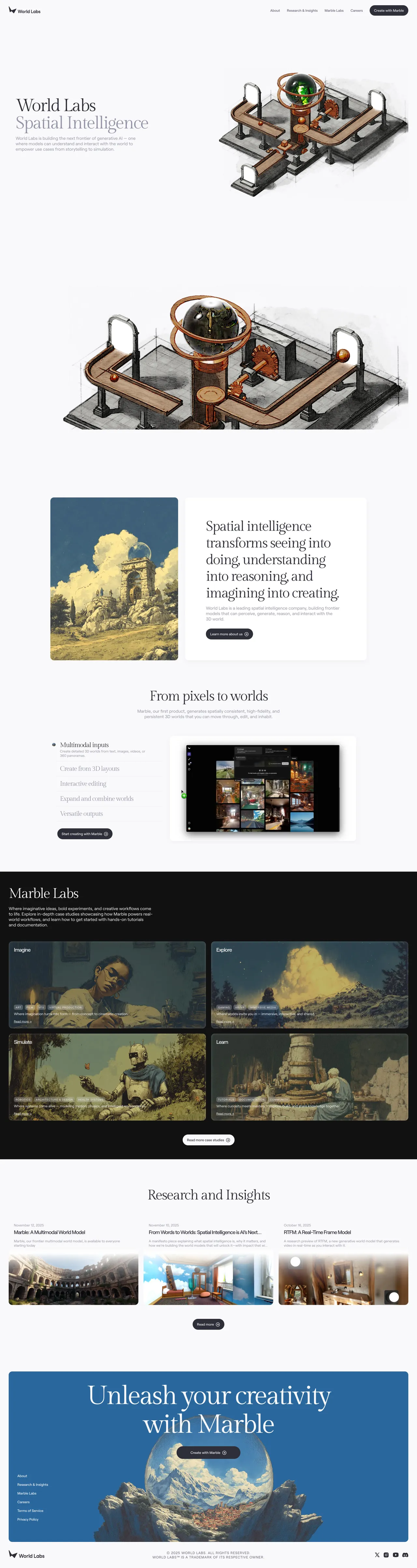 World Labs brand asset featured on lapa.ninja