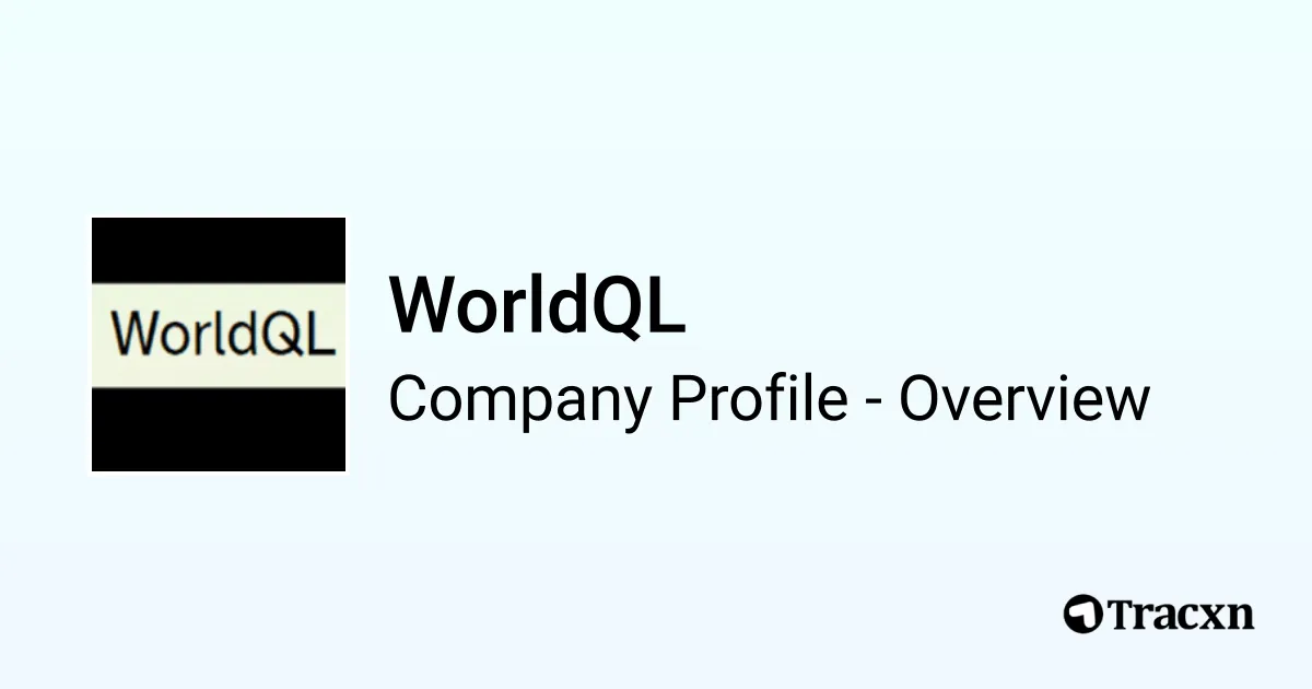 WorldQL brand asset featured on tracxn.com