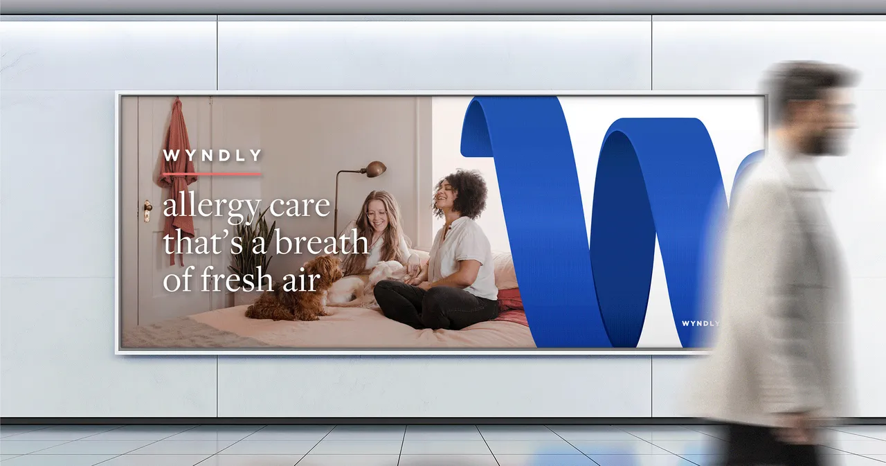 Wyndly brand asset featured on design-hungry.com
