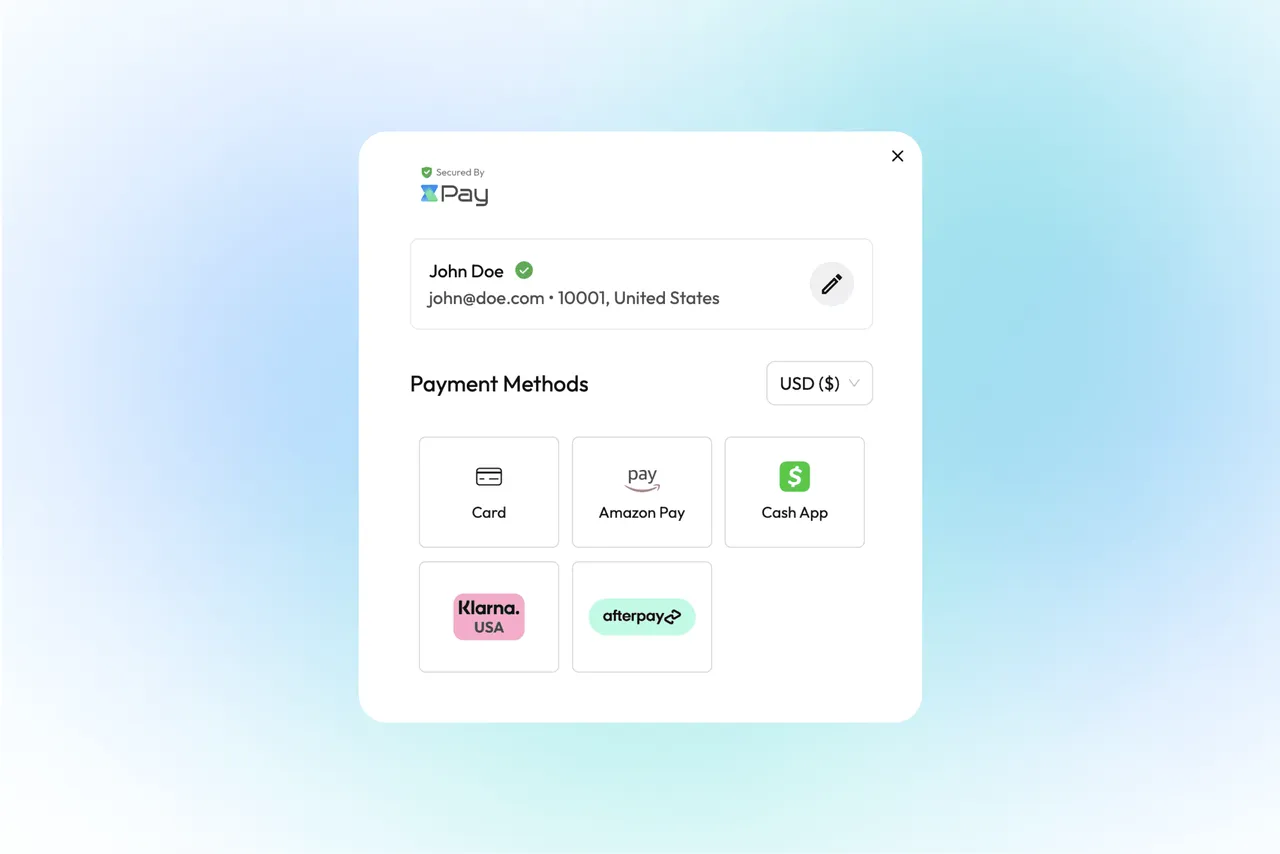 xPay brand asset featured on xpaycheckout.com