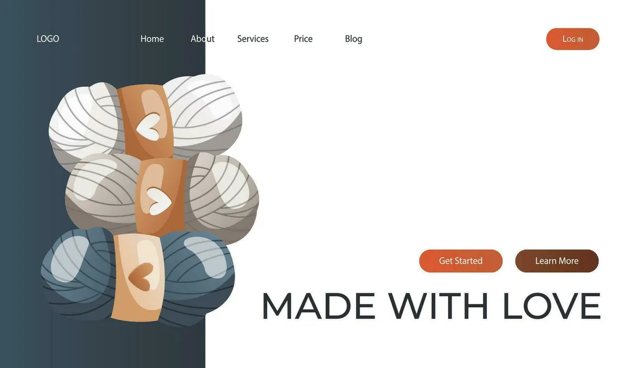 Yarn brand asset featured on vecteezy.com