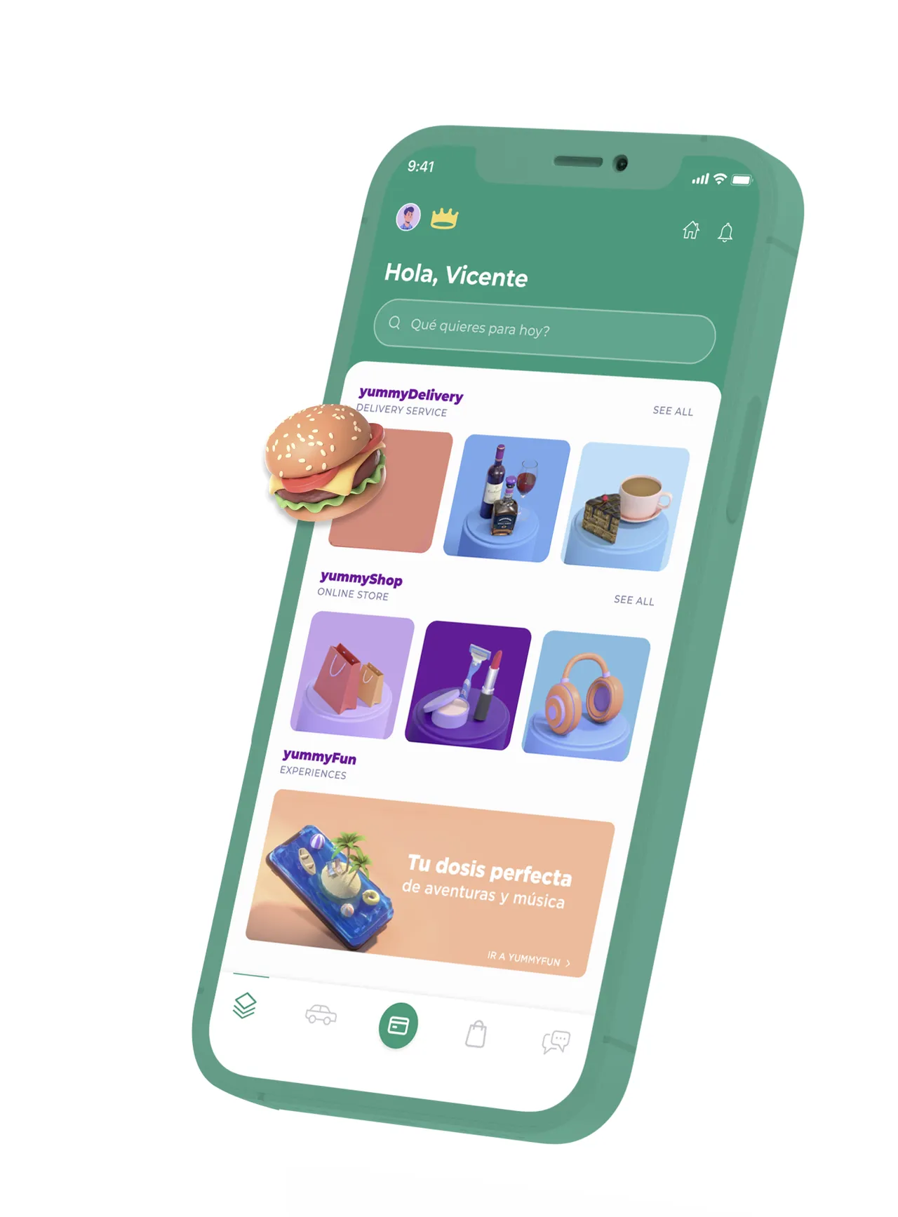 Yummy brand asset featured on yummysuperapp.com