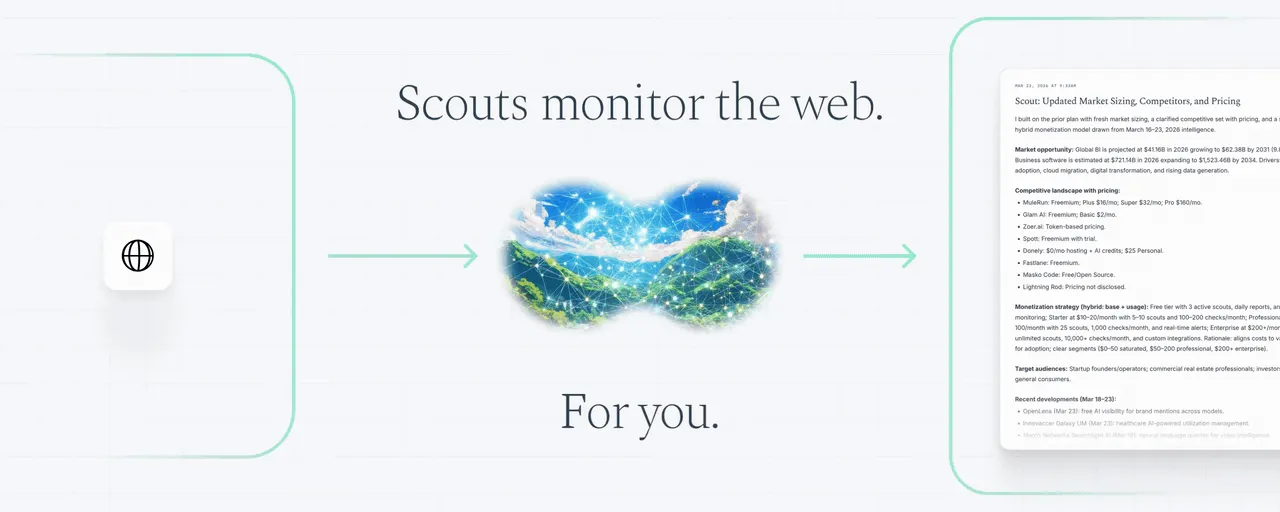 Yutori brand asset featured on yutori.com