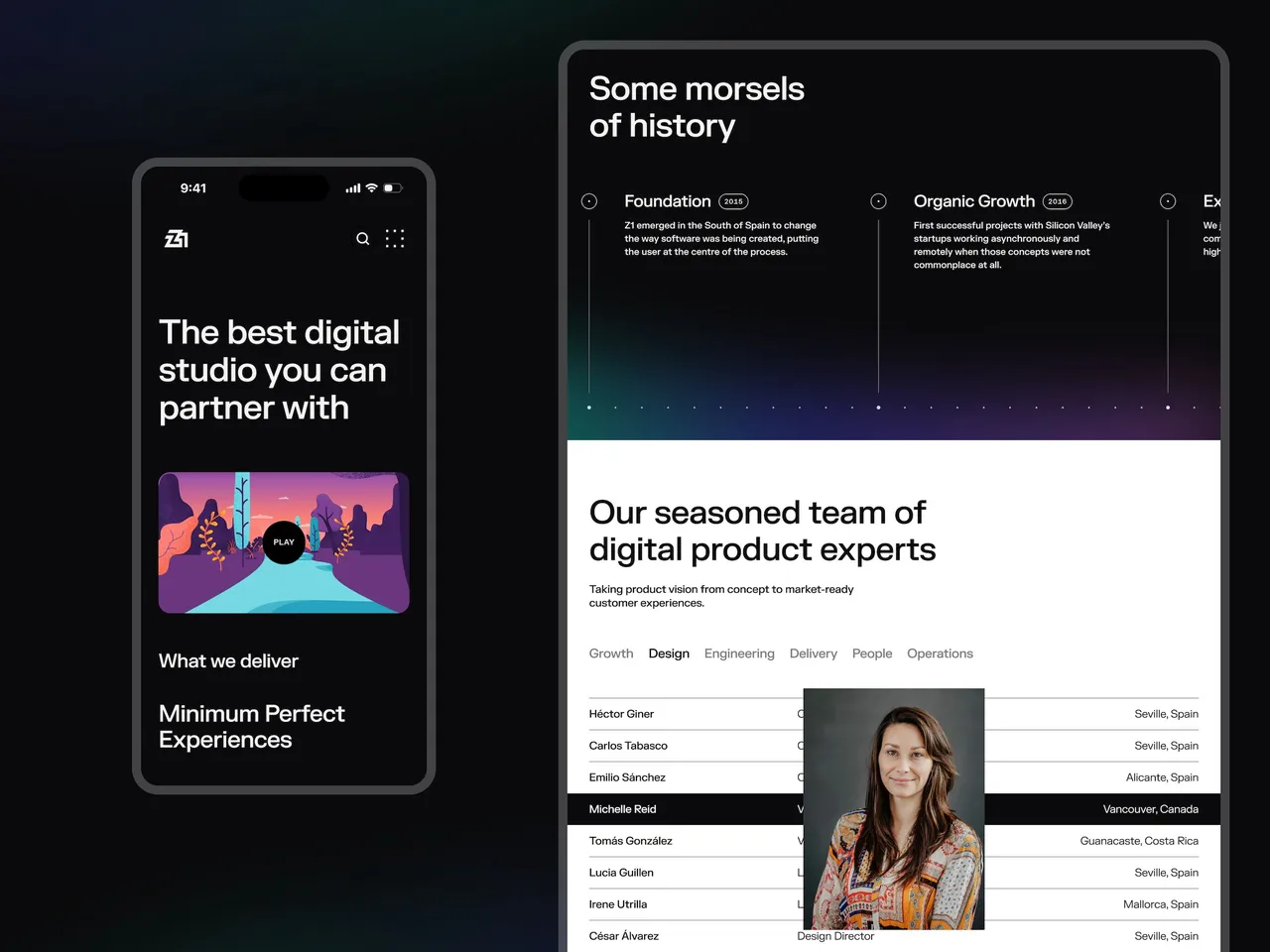 Z1 brand asset featured on z1.digital