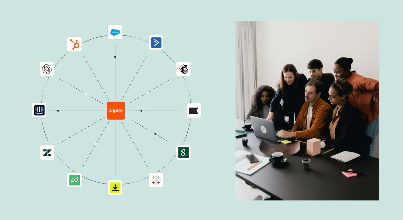 Zapier brand asset featured on zapier.com