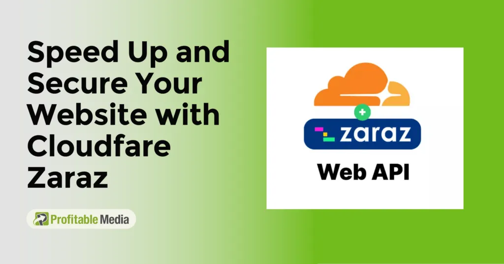 Zaraz brand asset featured on profitablemedia.com