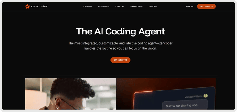 Zencoder brand asset featured on zencoder.ai