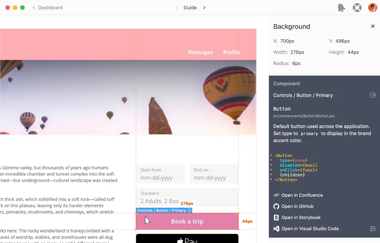Zeplin brand asset featured on zeplin.io