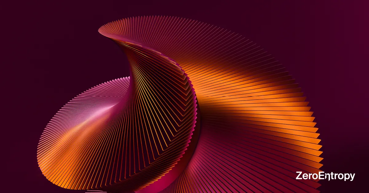 ZeroEntropy brand asset featured on zeroentropy.dev