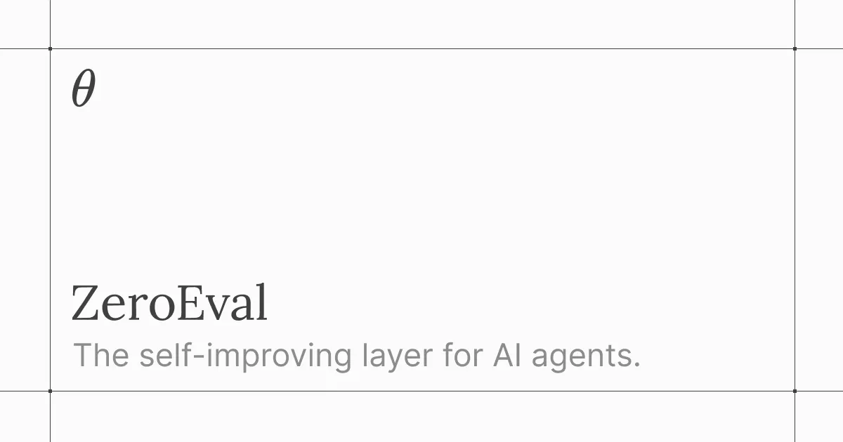 ZeroEval brand asset featured on zeroeval.com