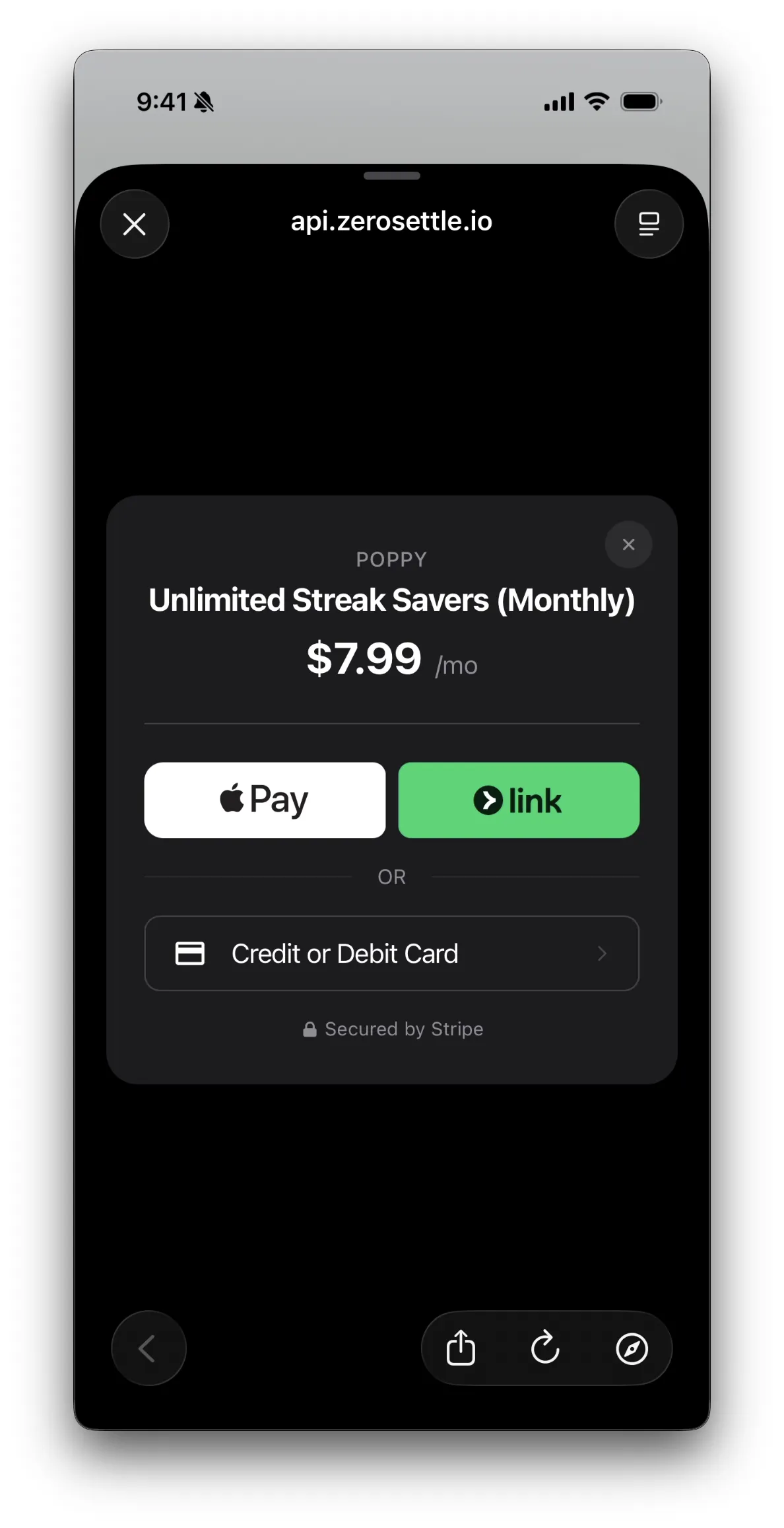 ZeroSettle brand asset featured on zerosettle.io