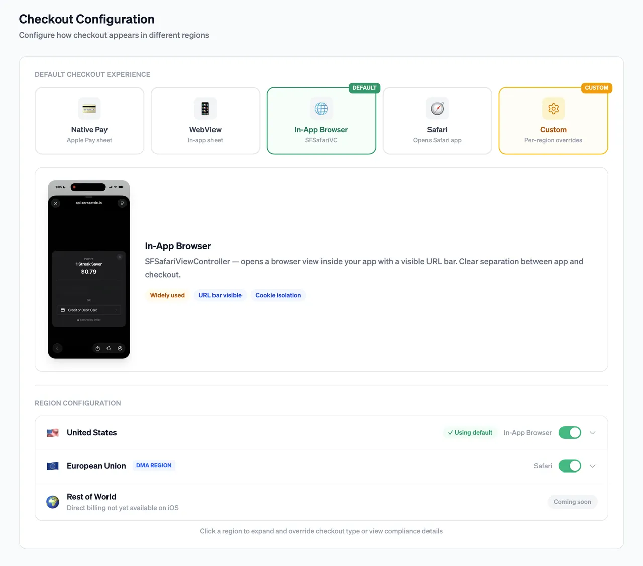 ZeroSettle brand asset featured on zerosettle.io